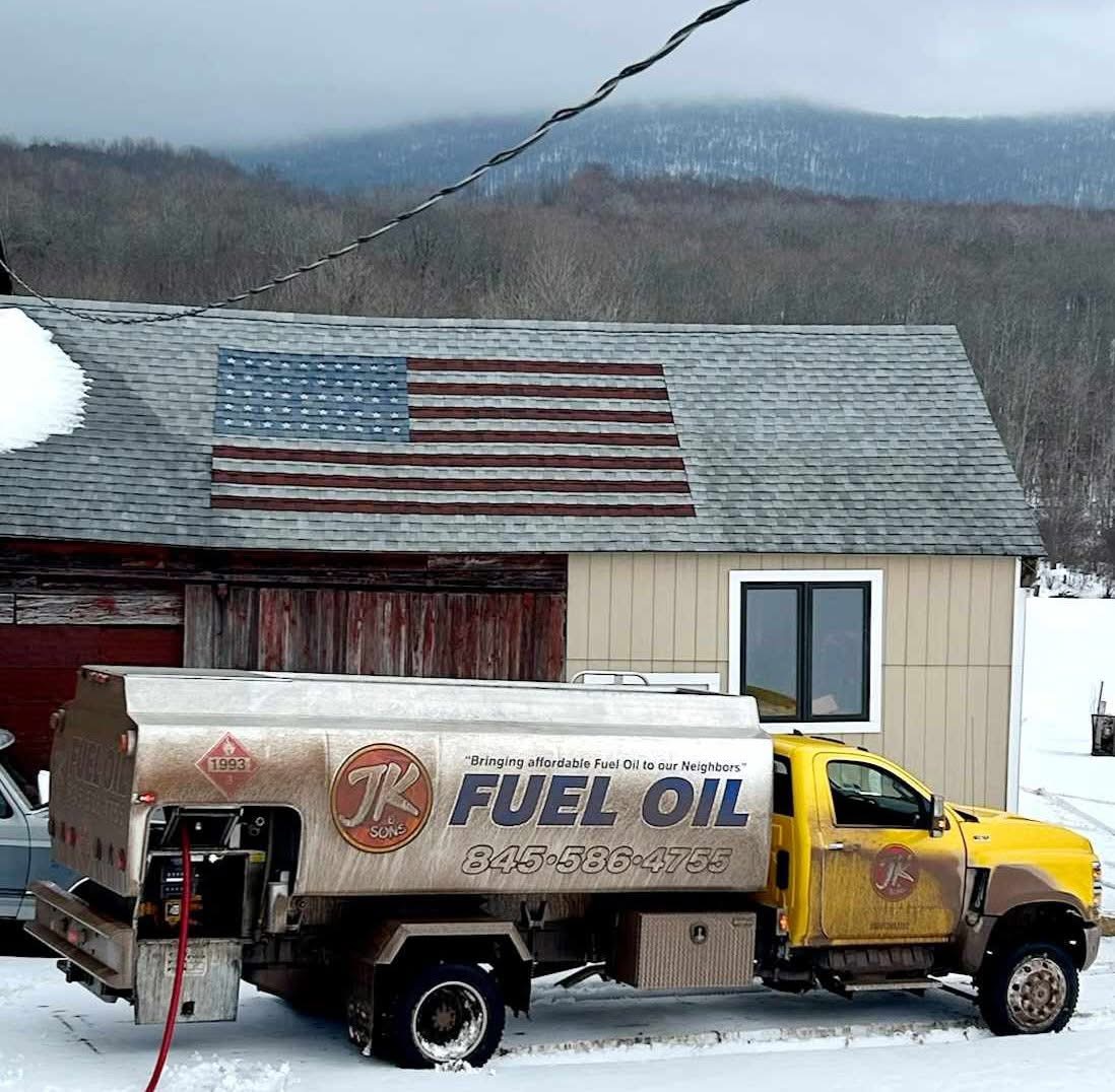 JK & Sons Fuel Oil delivery truck